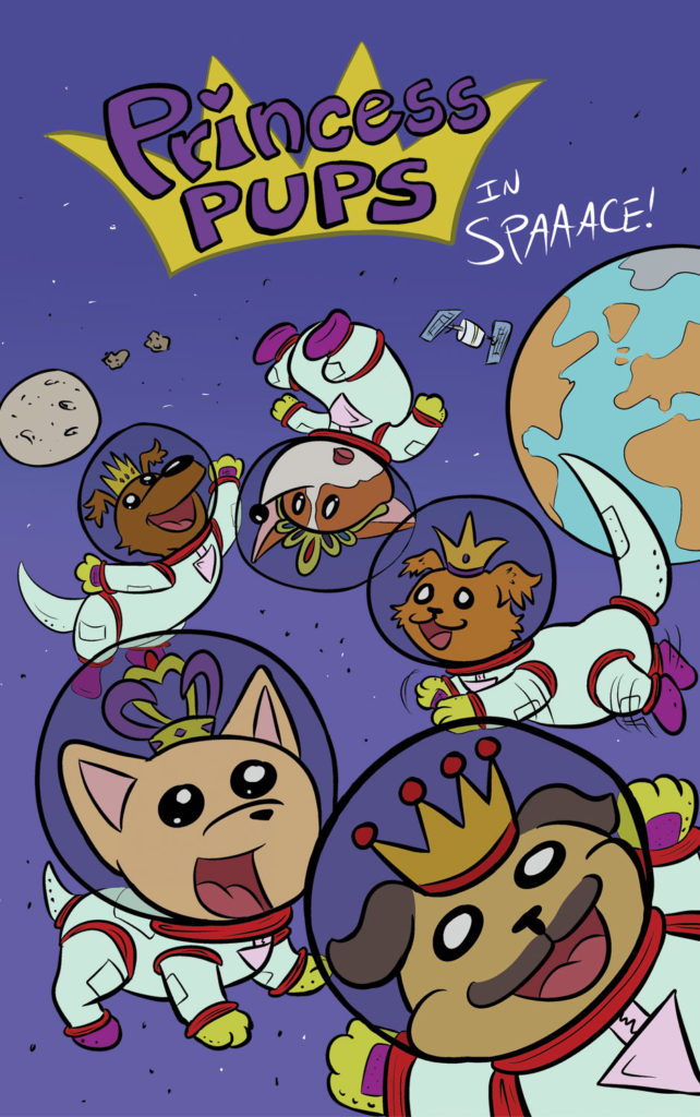 Princess Pups In Spaaace!: Cover - Princess Pups