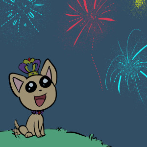 Fireworks - Princess Pups